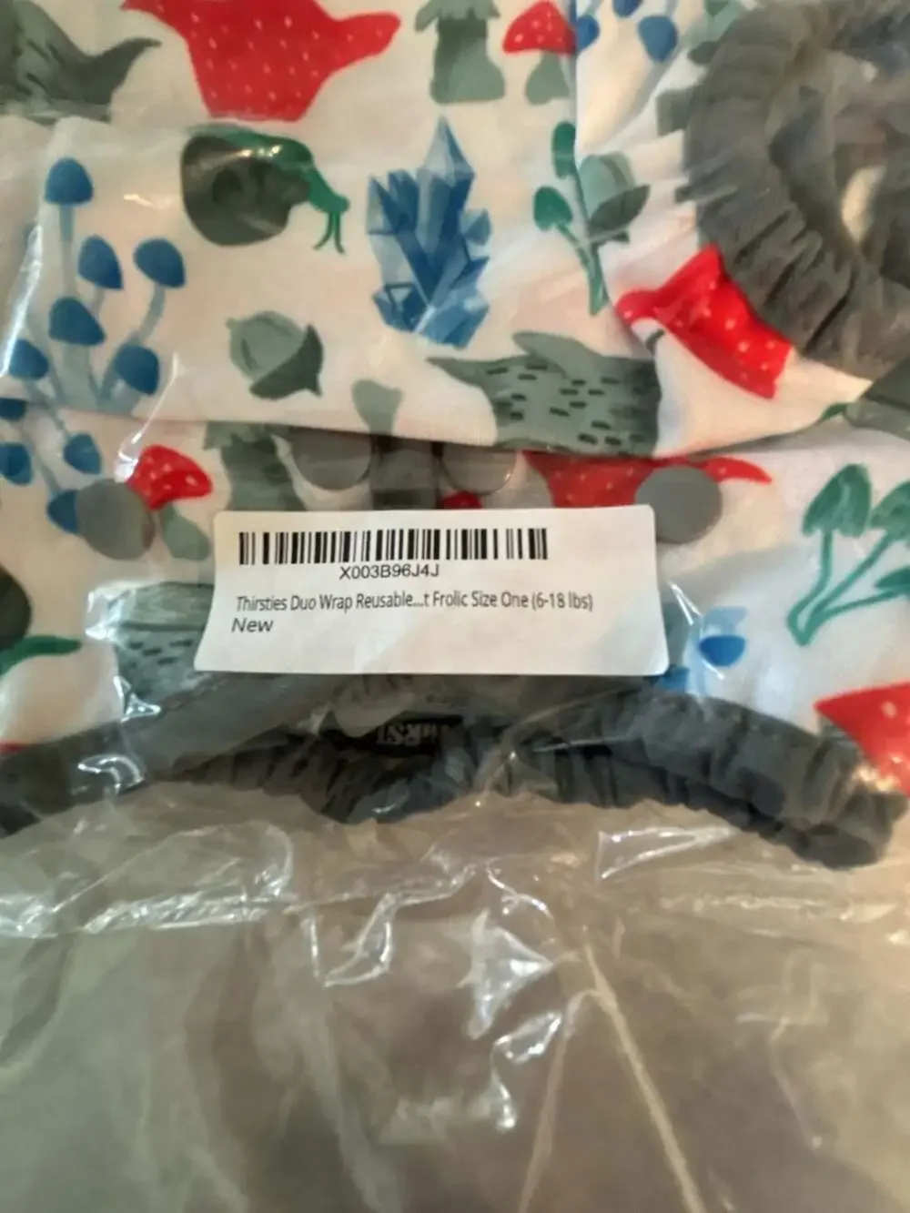 Thirsties Duo Wrap Reusable Cloth Diaper Cover, Forest Frolic,Size One(6-18 lbs)